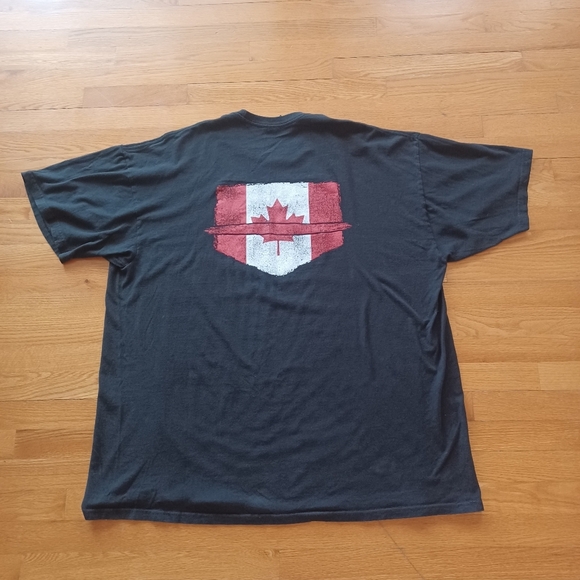 Crossed Axes Apparel Men's XXXL Short Sleeve 100% Cotton Canada Firefighter - Picture 4 of 9